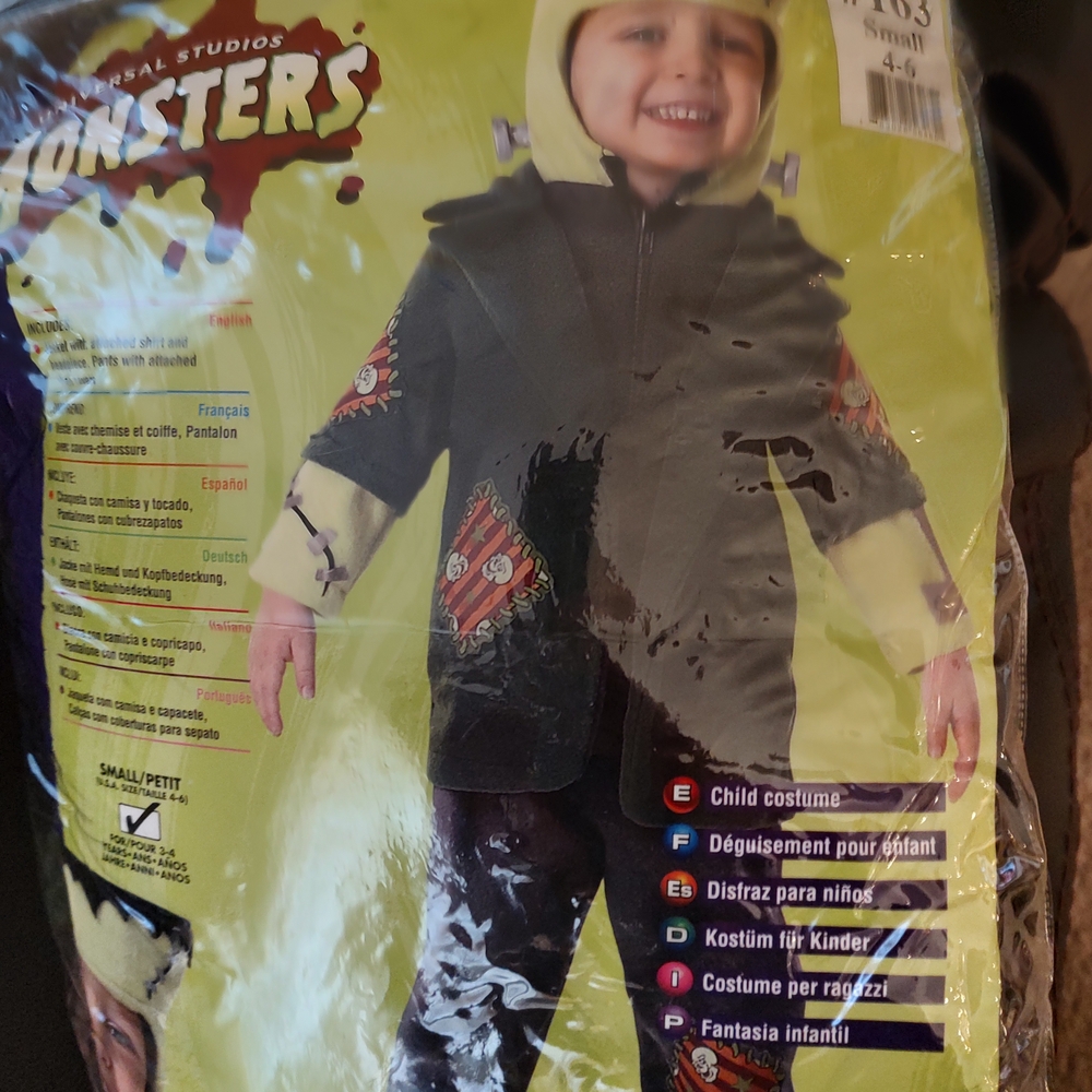 Universal Monsters Kids Costume - Black and Yellow